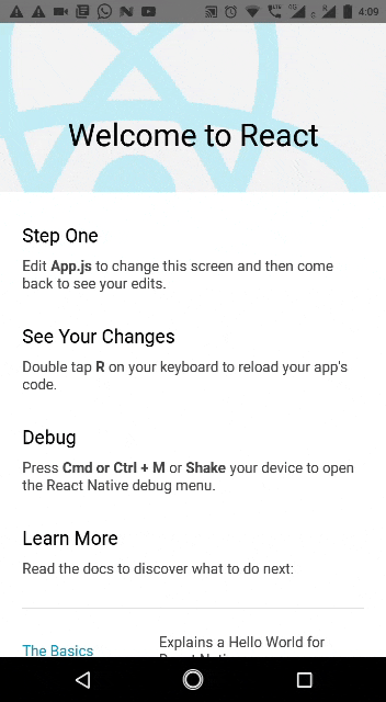 React Native Application